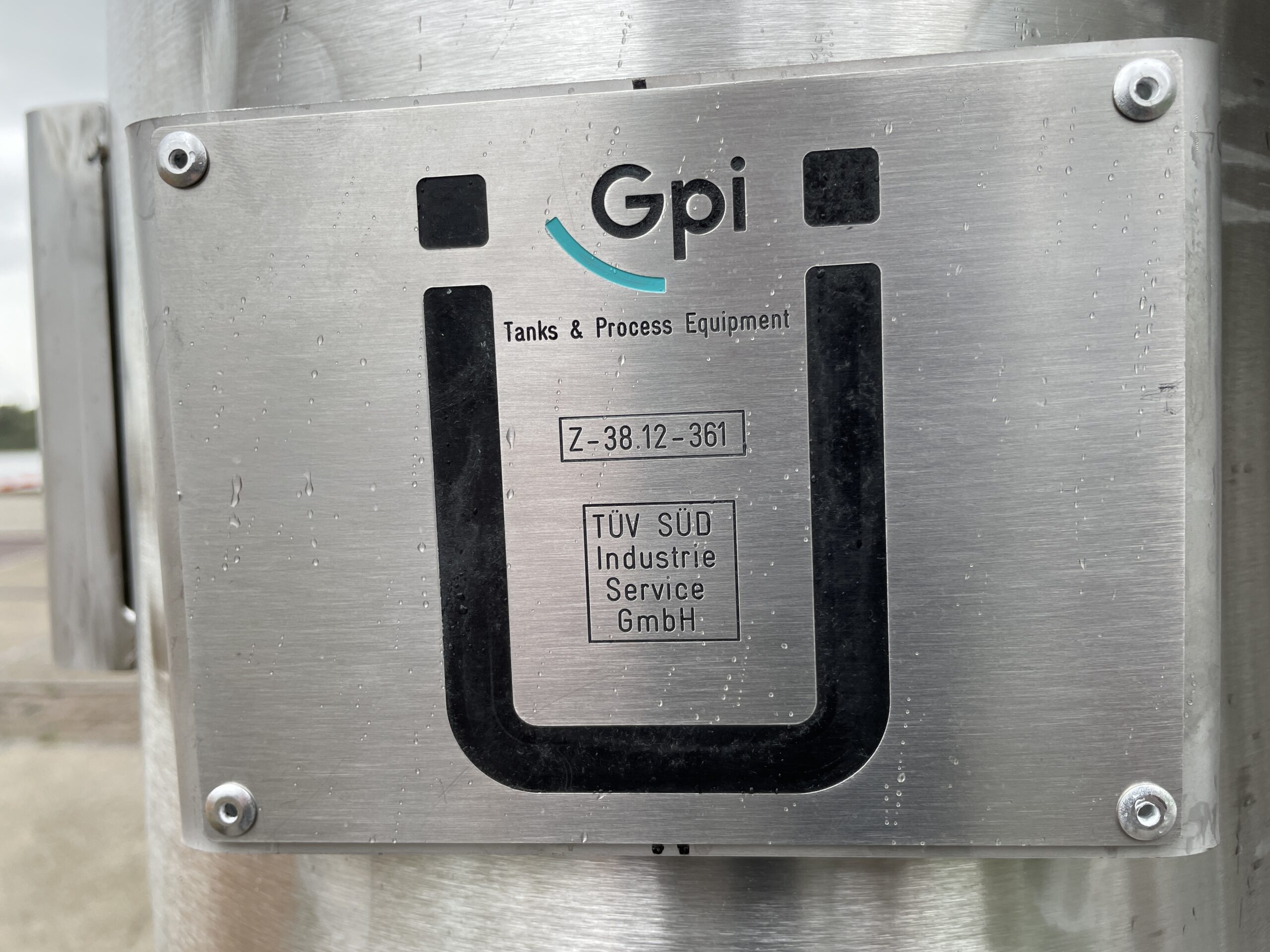 DIBt-Zertifikat für Abwassertank für die Pharmaindustrie